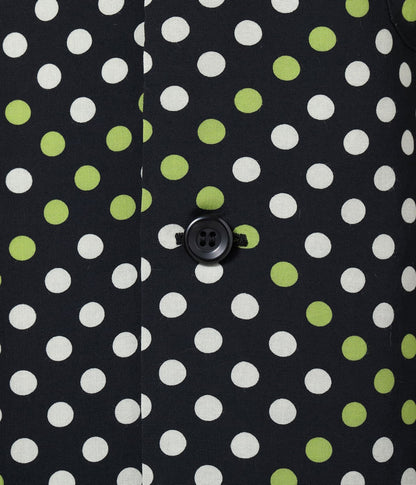 SH39710 / STAR OF HOLLY WOOD HIGH DENSITY RAYON OPEN SHIRT “POLKA DOT”