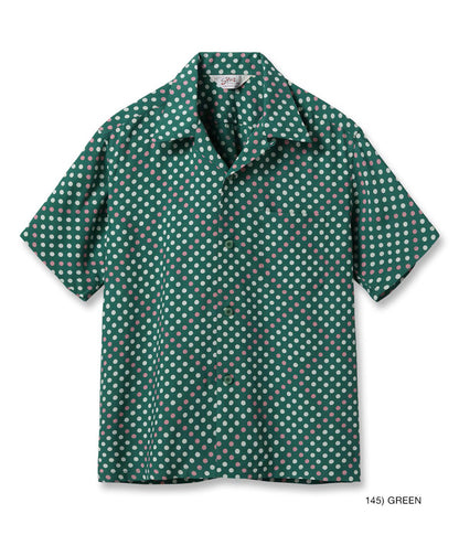 SH39710 / STAR OF HOLLY WOOD HIGH DENSITY RAYON OPEN SHIRT “POLKA DOT”