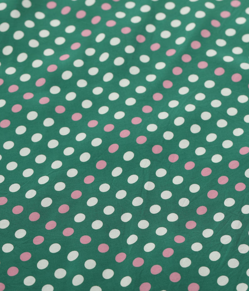 SH39710 / STAR OF HOLLY WOOD HIGH DENSITY RAYON OPEN SHIRT “POLKA DOT”