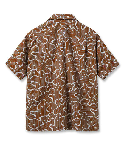 SH39714 / STAR OF HOLLYWOOD TYPEWRITER COTTON OPEN SHIRT “WATER SURFACE”