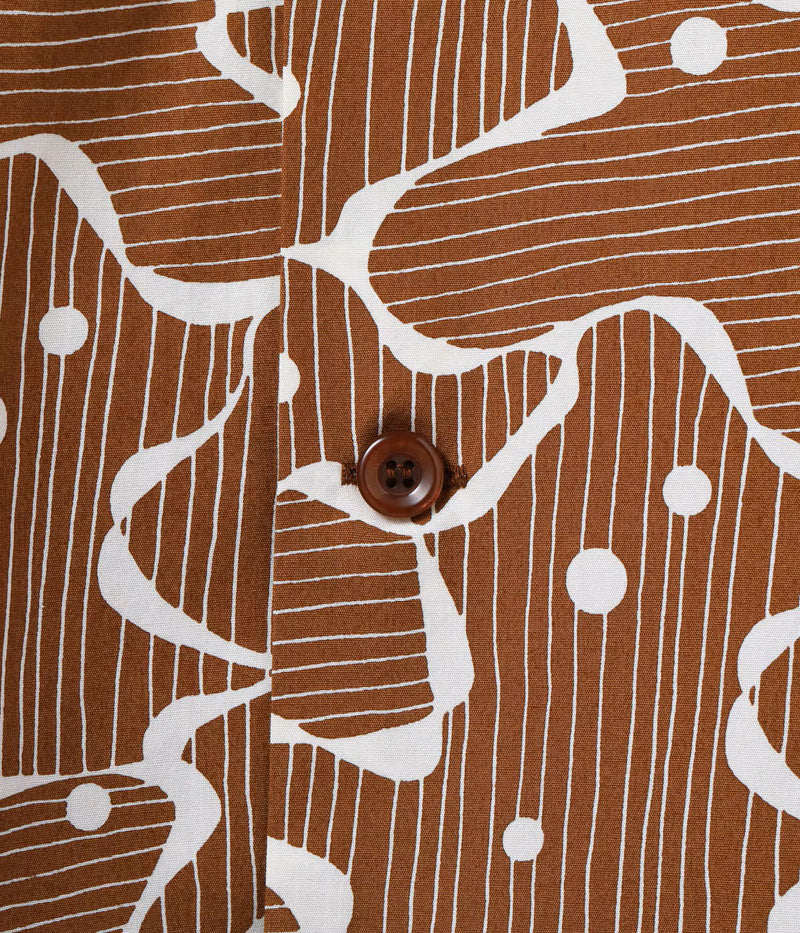 SH39714 / STAR OF HOLLYWOOD TYPEWRITER COTTON OPEN SHIRT “WATER SURFACE”