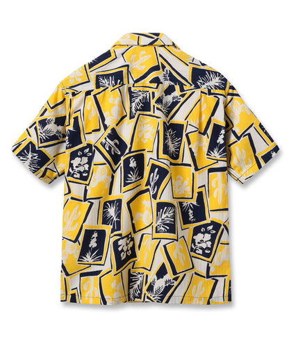 SH39718 / STAR OF HOLLY WOOD DOBBY COTTON OPEN SHIRT “CACTUS”