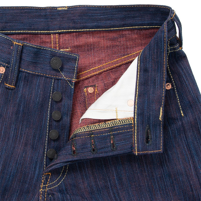 SP-084 / STUDIO D'ARTISAN 15oz 45th Anniversary "Tokushima Hinode-Awa Shoai" Regular Straight Jeans