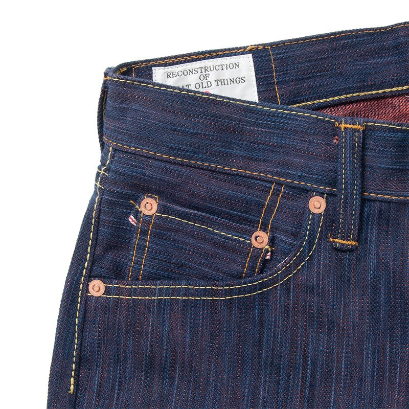 SP-084 / STUDIO D'ARTISAN 15oz 45th Anniversary "Tokushima Hinode-Awa Shoai" Regular Straight Jeans