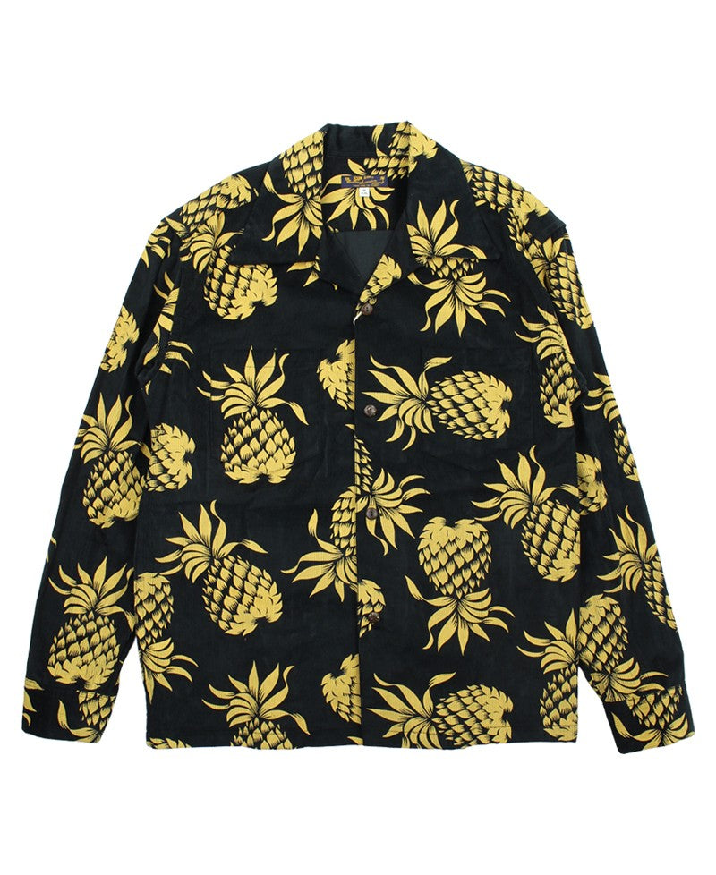 SS29580 / SUNSURF CORDUROY L/S OPEN SHIRT "DUKE'S PINEAPPLE"