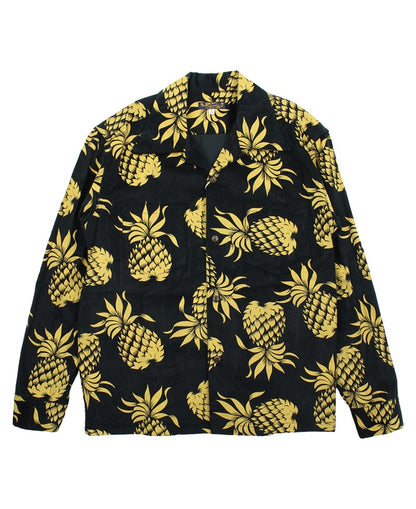 SS29580 / SUNSURF CORDUROY L/S OPEN SHIRT "DUKE'S PINEAPPLE"
