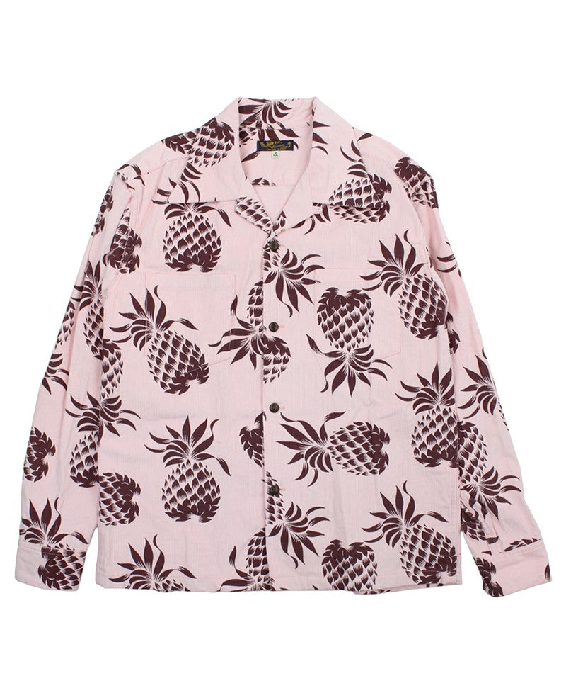SS29580 / SUNSURF CORDUROY L/S OPEN SHIRT "DUKE'S PINEAPPLE"
