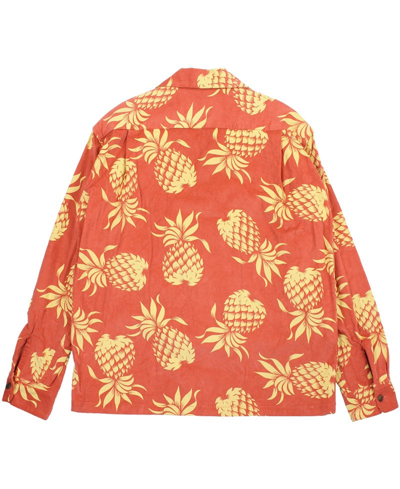 SS29580 / SUNSURF CORDUROY L/S OPEN SHIRT "DUKE'S PINEAPPLE"