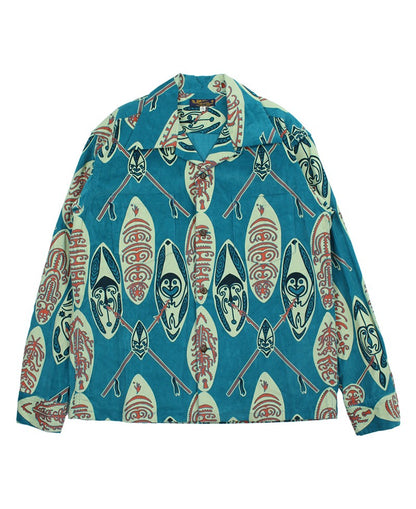 SS29581 / SUNSURF CORDUROY L/S OPEN SHIRT "GOD'S SHIELD"