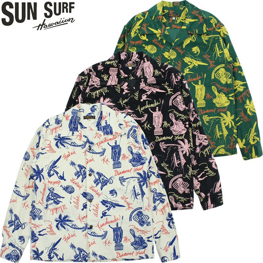 SS29582 / SUNSURF CORDUROY L/S OPEN SHIRT "HISTORICAL EVIDENCE"
