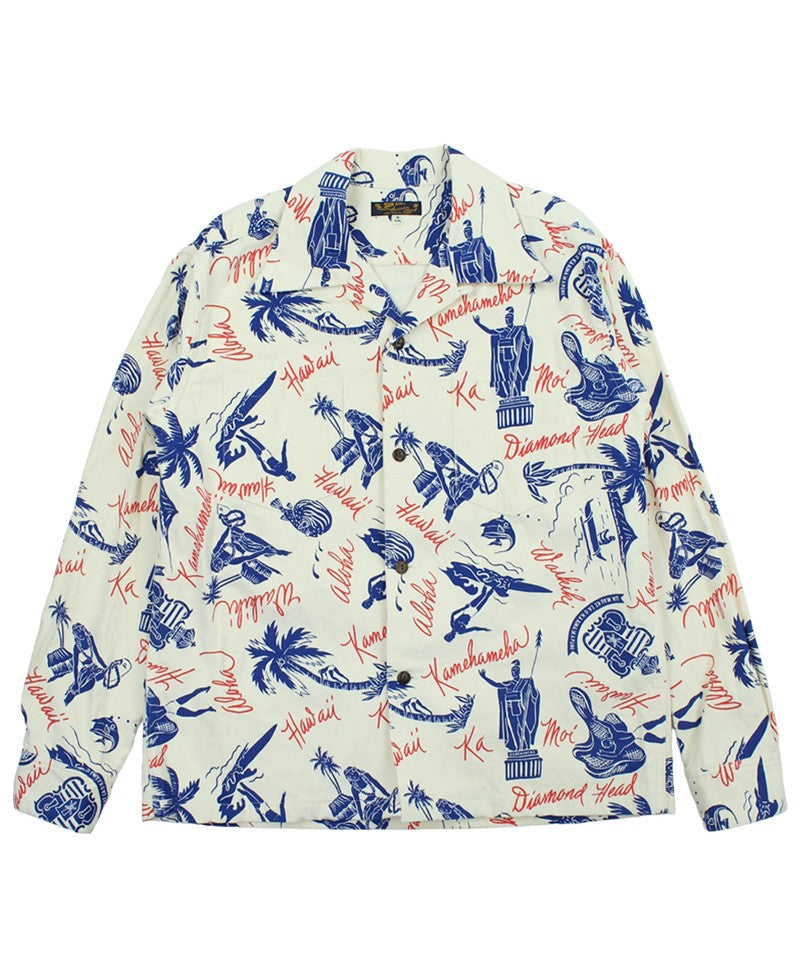 SS29582 / SUNSURF CORDUROY L/S OPEN SHIRT 