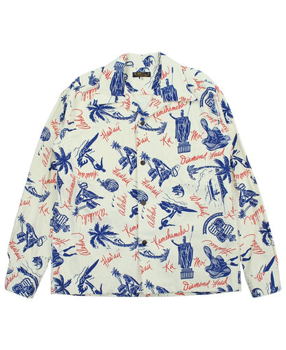 SS29582 / SUNSURF CORDUROY L/S OPEN SHIRT "HISTORICAL EVIDENCE"