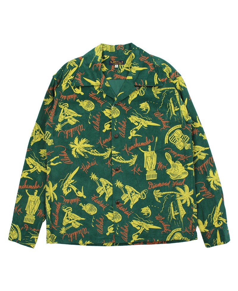 SS29582 / SUNSURF CORDUROY L/S OPEN SHIRT "HISTORICAL EVIDENCE"
