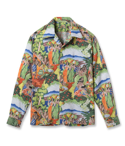 SS29679 / SUN SURF SPECIAL EDITION “ORIGINAL MATSON MENU DESIGN by EUGENE SAVAGE” (LONG SLEEVE)