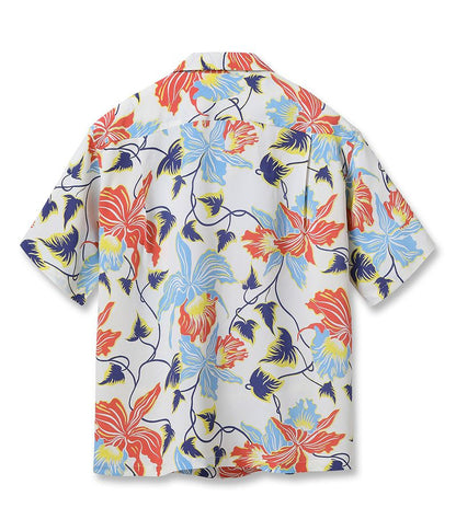 SS39217 / SUNSURF RAYON HAWAIIAN SHIRT “CATTLEYA ORCHID”