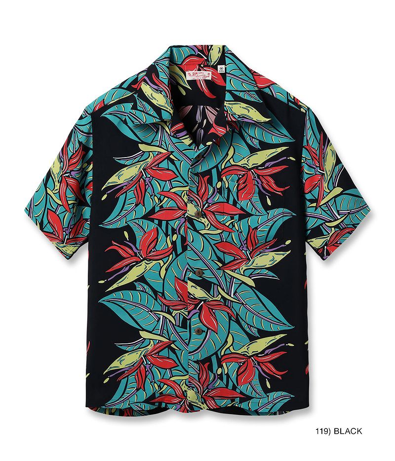 SS39224 / SUNSURF RAYON HAWAIIAN SHIRT “BIRD OF PARADISE”