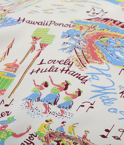 SS39226 / SUNSURF RAYON HAWAIIAN SHIRT “THE SONG OF HAWAII”