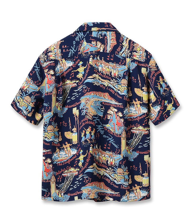 SS39226 / SUNSURF RAYON HAWAIIAN SHIRT “THE SONG OF HAWAII”