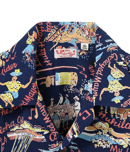 SS39226 / SUNSURF RAYON HAWAIIAN SHIRT “THE SONG OF HAWAII”