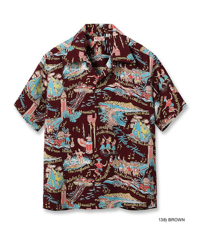 SS39226 / SUNSURF RAYON HAWAIIAN SHIRT “THE SONG OF HAWAII”