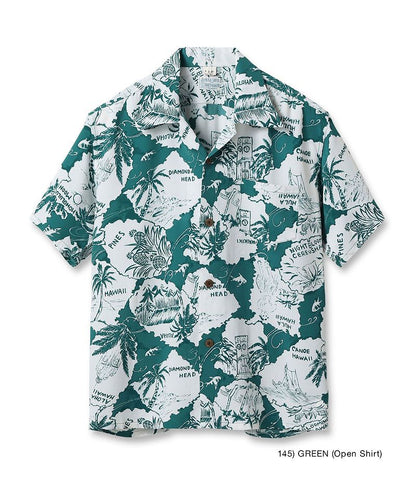 SS39276 / SUN SURF SPECIAL EDITION HAWAIIAN SHIRT “MEMORY IN HAWAII” (OPEN SHIRT)