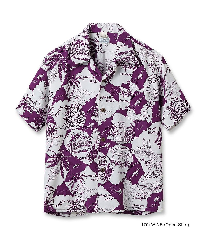 SS39276 / SUN SURF SPECIAL EDITION HAWAIIAN SHIRT “MEMORY IN HAWAII” (OPEN SHIRT)