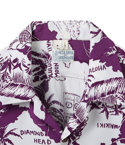 SS39276 / SUN SURF SPECIAL EDITION HAWAIIAN SHIRT “MEMORY IN HAWAII” (OPEN SHIRT)