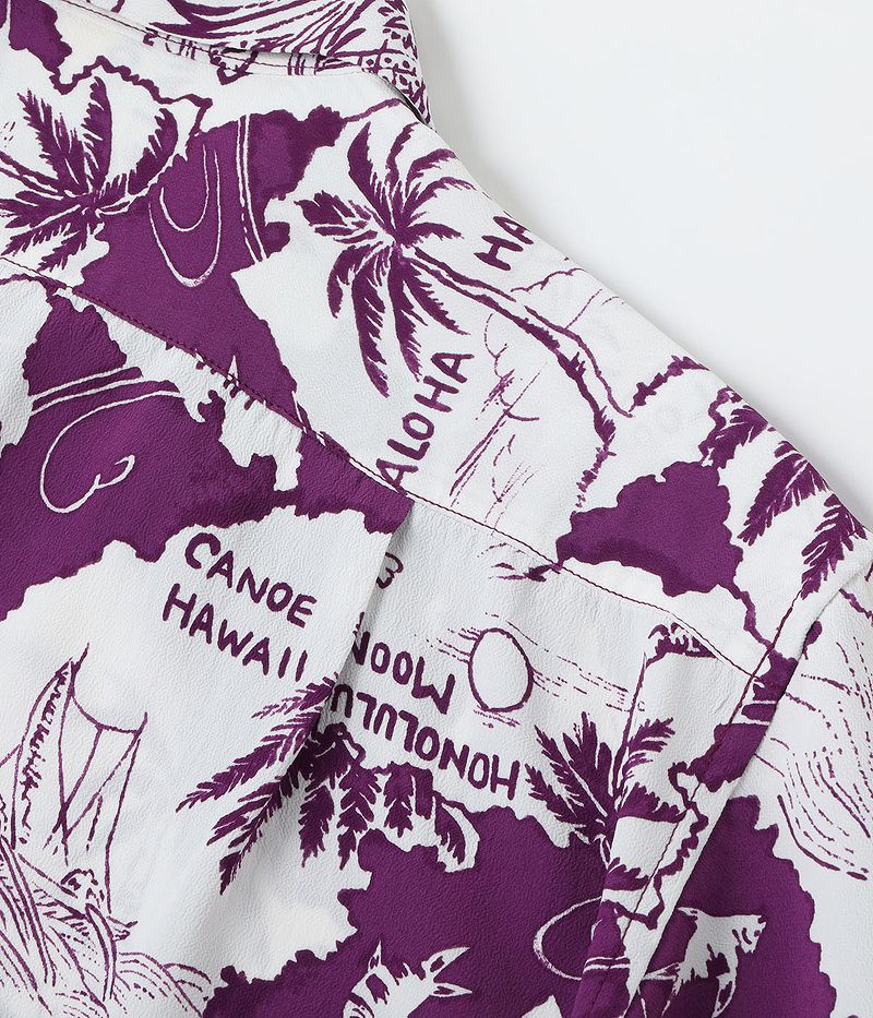 SS39276 / SUN SURF SPECIAL EDITION HAWAIIAN SHIRT “MEMORY IN HAWAII” (OPEN SHIRT)