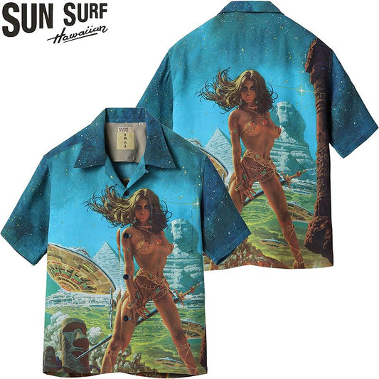 SS39328 / SUN SURF KEONI OF HAWAII SHIRT “OCCULTIC BEAUTY” by 生頼範義