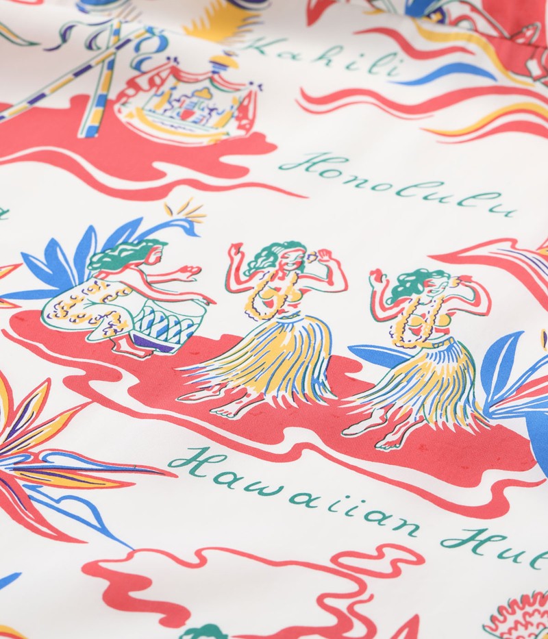 SS39411 / SUNSURF RAYON HAWAIIAN SHIRT “HAWAIIAN HULA”