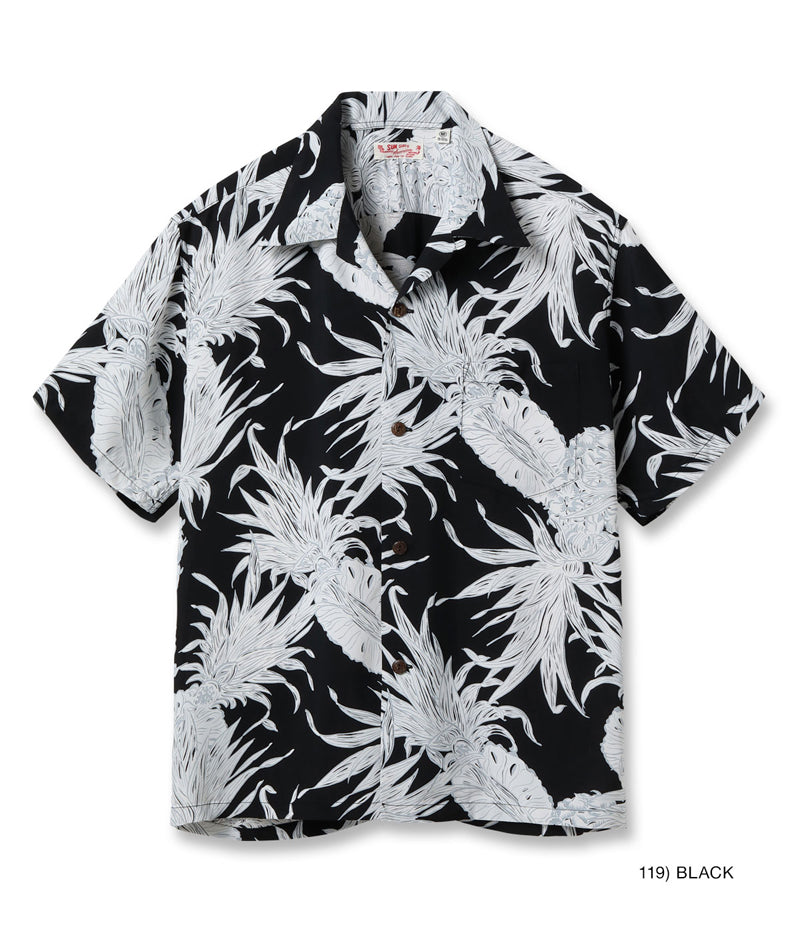 SS39413 / SUNSURF RAYON HAWAIIAN SHIRT “ISLAND PINEAPPLE”