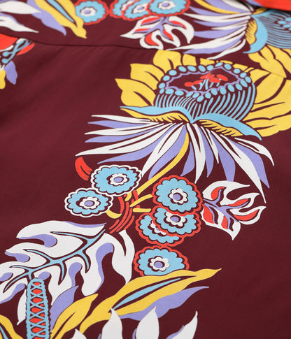 SS39416 / SUNSURF RAYON HAWAIIAN SHIRT “PARADISE FLOWER”