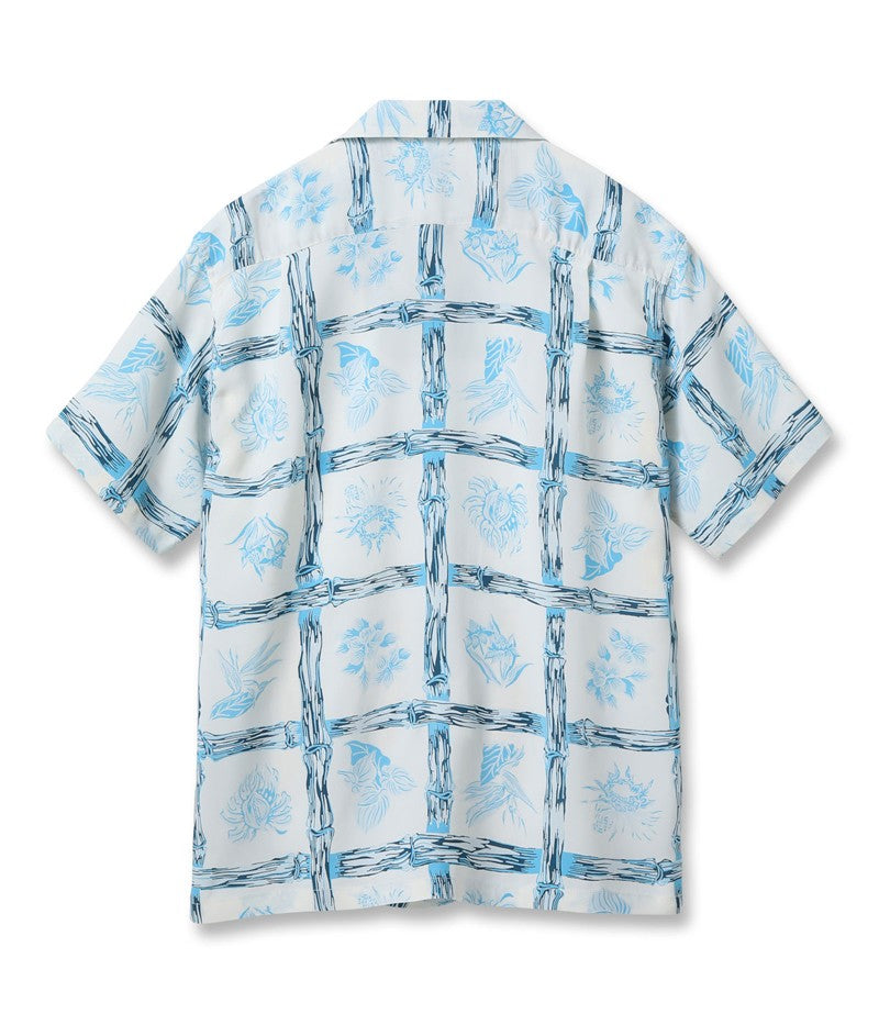 SS39419 / SUNSURF RAYON HAWAIIAN SHIRT “ISLAND PLANTS”