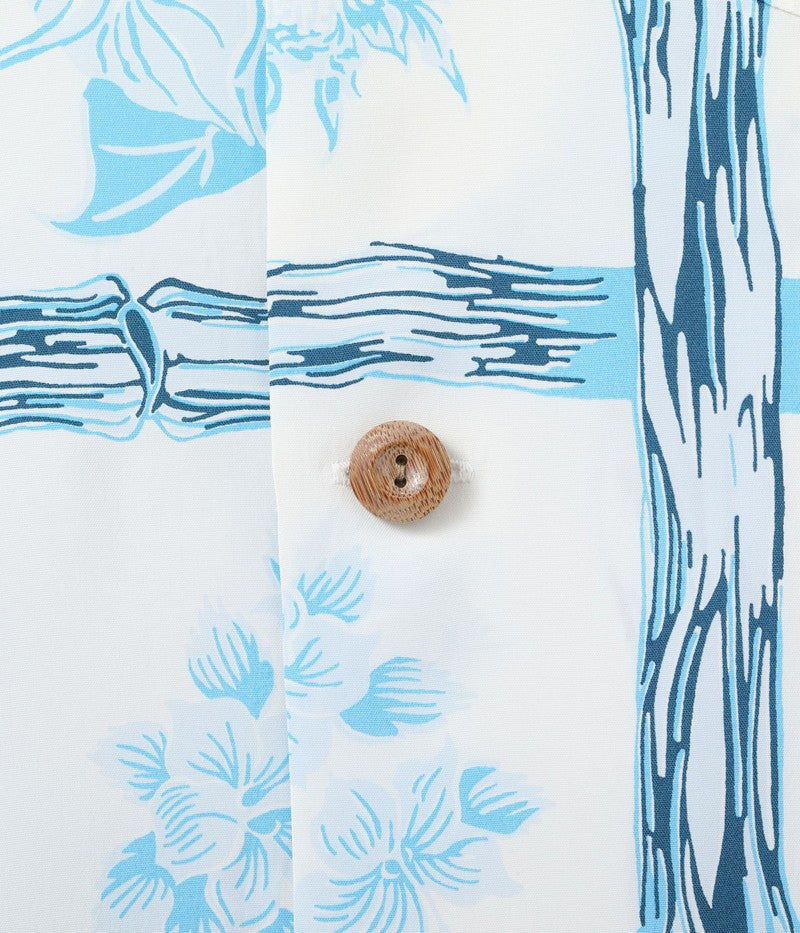 SS39419 / SUNSURF RAYON HAWAIIAN SHIRT “ISLAND PLANTS”