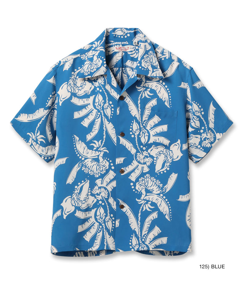 SS39421 / SUNSURF RAYON HAWAIIAN SHIRT “HONEYSUCKLE”
