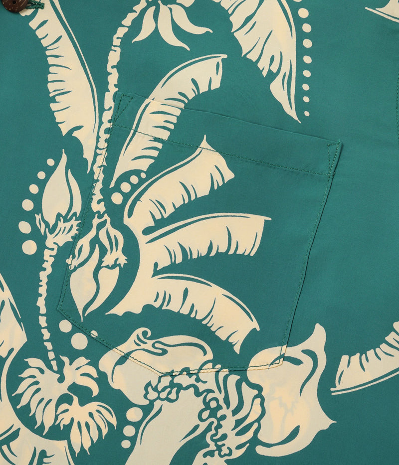 SS39421 / SUNSURF RAYON HAWAIIAN SHIRT “HONEYSUCKLE”