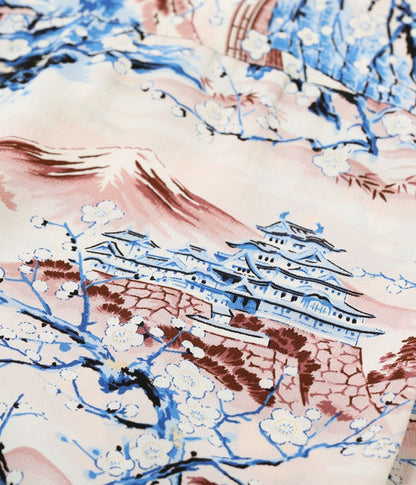 SS39422 / SUNSURF RAYON HAWAIIAN SHIRT “SCENERY OF JAPAN”