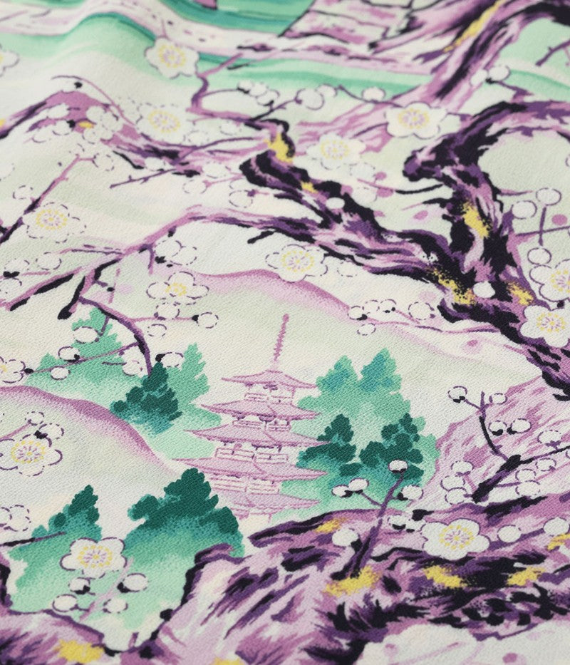 SS39422 / SUNSURF RAYON HAWAIIAN SHIRT “SCENERY OF JAPAN”
