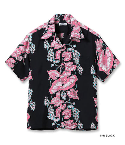 SS39425 / SUNSURF RAYON HAWAIIAN SHIRT “ISLAND FLOWER CHAIN”