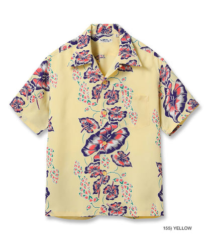 SS39425 / SUNSURF RAYON HAWAIIAN SHIRT “ISLAND FLOWER CHAIN”