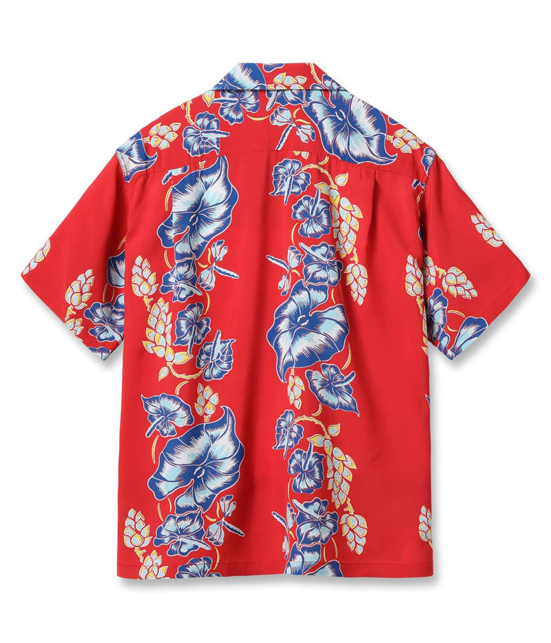SS39425 / SUNSURF RAYON HAWAIIAN SHIRT “ISLAND FLOWER CHAIN”