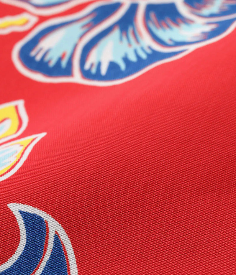 SS39425 / SUNSURF RAYON HAWAIIAN SHIRT “ISLAND FLOWER CHAIN”