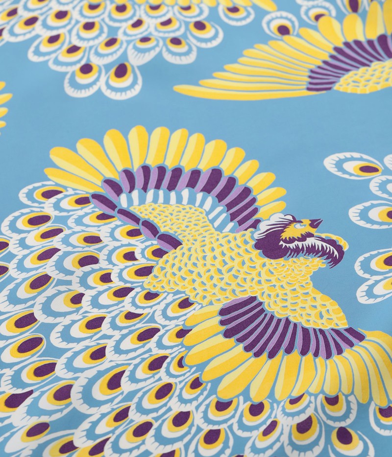 SS39428 / SUNSURF RAYON HAWAIIAN SHIRT “PEACOCK”