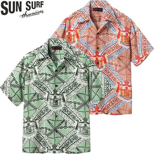 SS39479 / SUN SURF SPECIAL EDITION HAWAIIAN SHIRT “HAWAIIAN MONARCH”