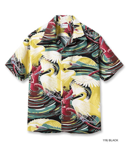 SS39480 / SUN SURF SPECIAL EDITION HAWAIIAN SHIRT “PAIR OF HERON”