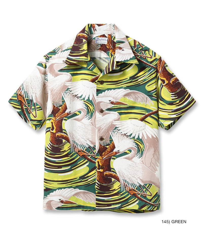 SS39480 / SUN SURF SPECIAL EDITION HAWAIIAN SHIRT “PAIR OF HERON”
