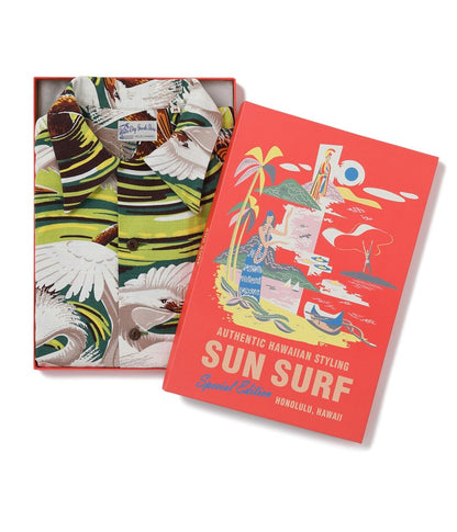 SS39480 / SUN SURF SPECIAL EDITION HAWAIIAN SHIRT “PAIR OF HERON”