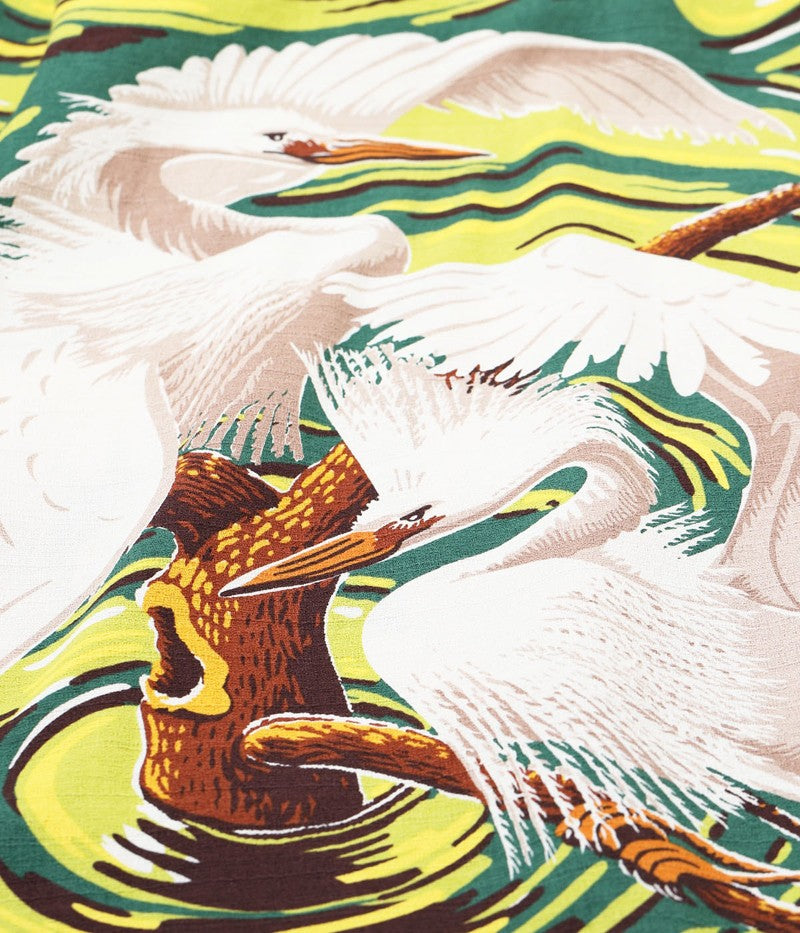 SS39480 / SUN SURF SPECIAL EDITION HAWAIIAN SHIRT “PAIR OF HERON”