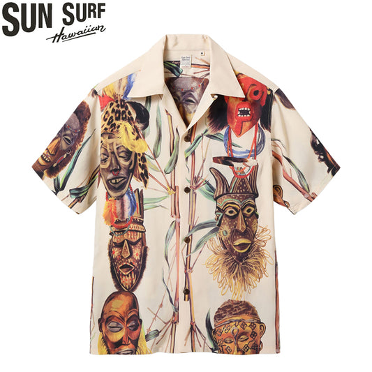 SS39481 / SUN SURF SPECIAL EDITION HAWAIIAN SHIRT “BATTLE MASK”
