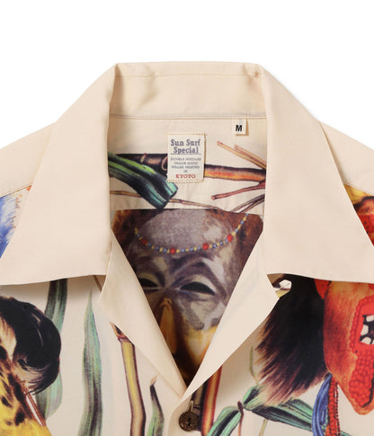 SS39481 / SUN SURF SPECIAL EDITION HAWAIIAN SHIRT “BATTLE MASK”